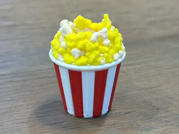 Popcorn Tub Neckerchief Slide