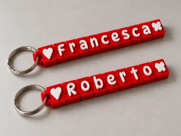 Custom Flexi Name Pendant Keychain