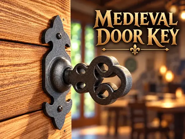 Medieval Door Key