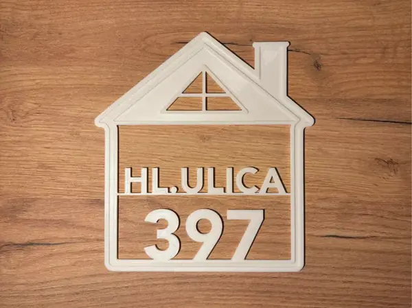 Custom House Number with Street Name