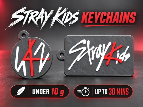 Stray Kids Logo Keychain