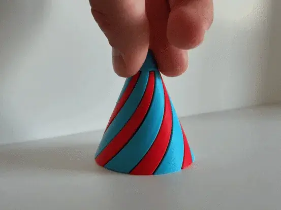 Custom Spiral Cone Twist-Out Fidget