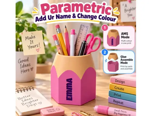 Custom Name Pencil Holder