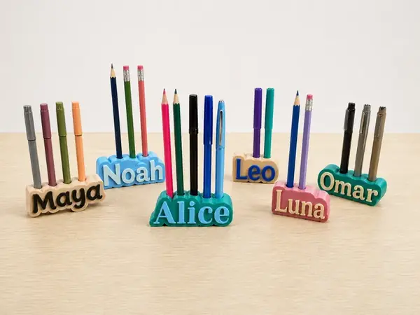 Custom Multilingual Name Pencil Holder