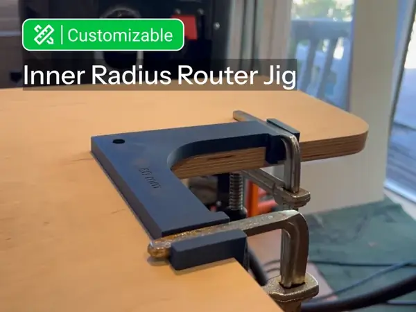 Custom Inner Radius Router Jig