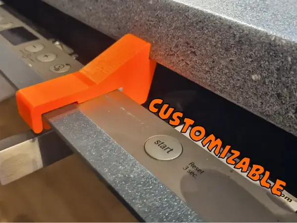 Custom Dishwasher Door Vent Clamp