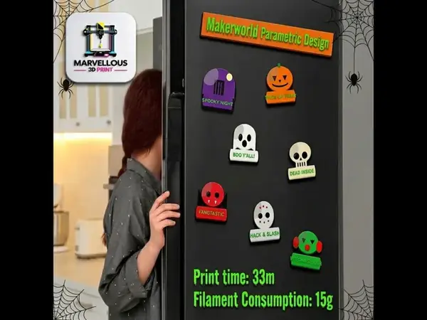 Custom Halloween Magnets