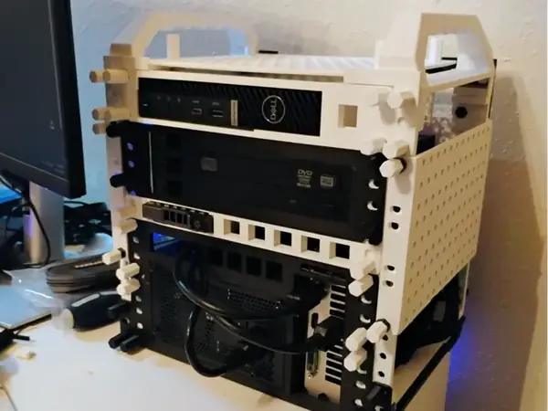 Custom 10-Inch Server Rack Frame