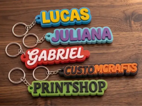 Custom Name Keychains