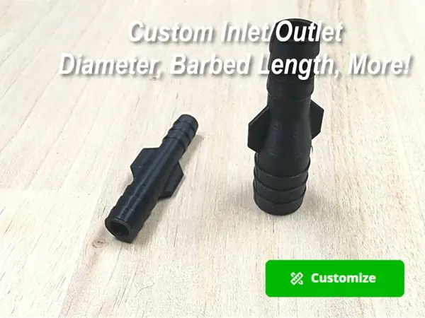 Custom Barbed Hose Reducer