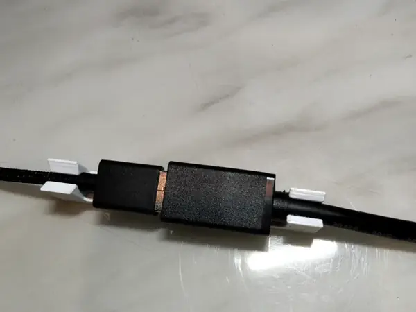 Custom Cable Extender Lock / USB Coupler Clip