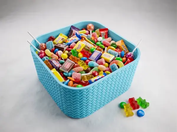 Custom Crochet-Look Basket