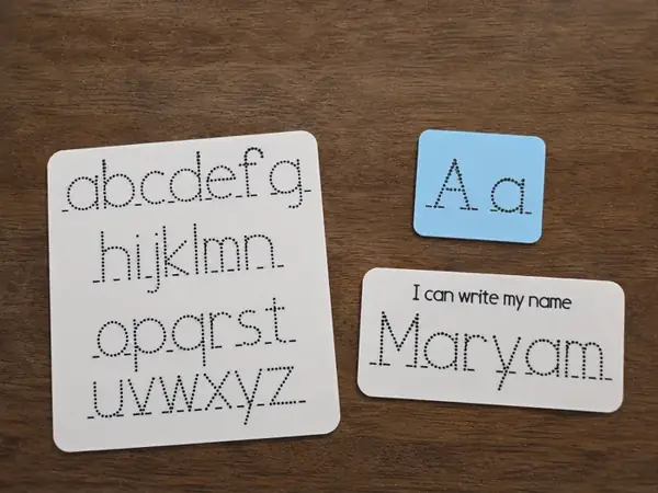 Custom Name & Handwriting Tracing Board