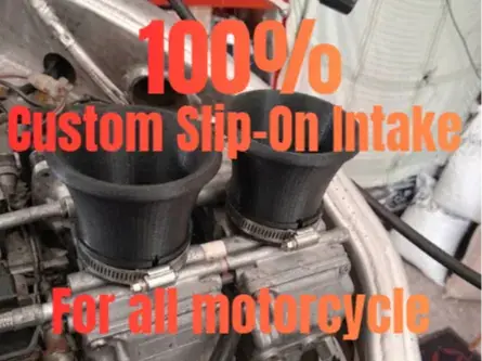 Custom Slip-On Velocity Stack for Motorcycle / ITB