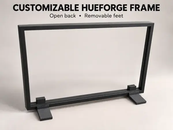Custom HueForge Frame with Slide-In Feet