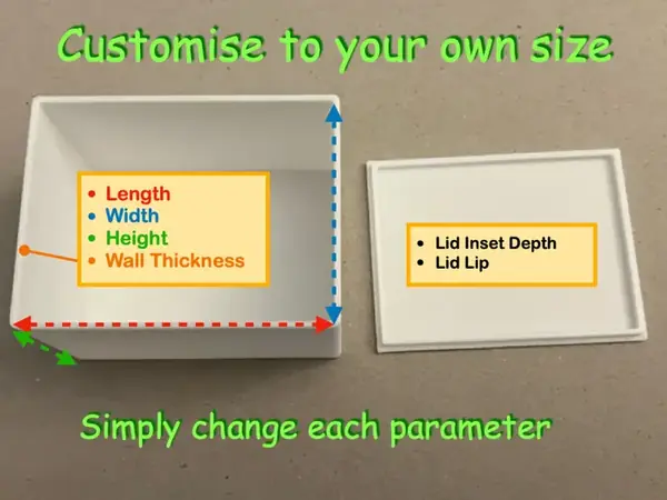 Simple Box with Inset Lid