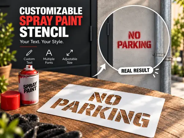 Custom Spray Paint Stencil