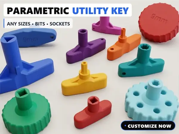 Custom Utility Key & Socket