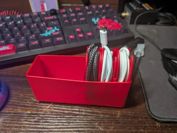 Custom Gridfinity Cable Storage