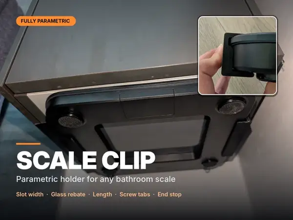 Custom Scale Holder – Wall & Under-Cabinet