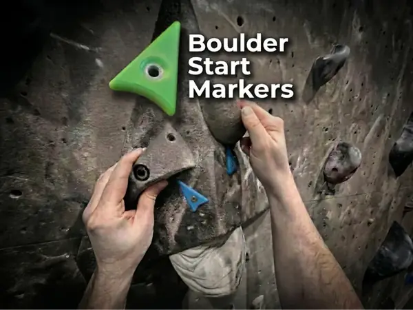 Boulder Start Markers with Optional Embedded Washer