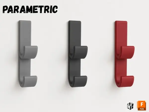 Custom Double Wall Hook
