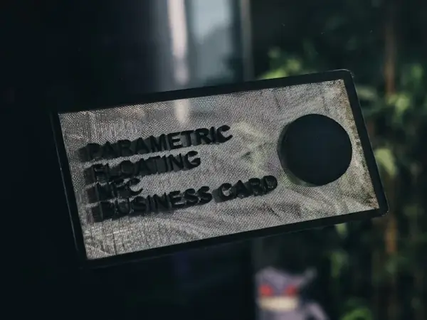 Custom Floating NFC Business Card