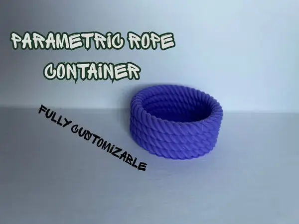 Custom Rope-Texture Storage Basket