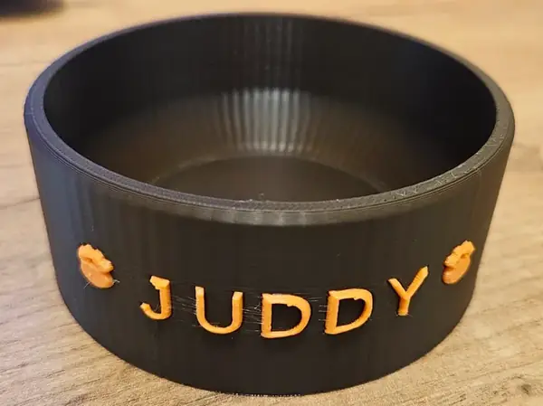 Custom Pet Bowl with Name & Icons