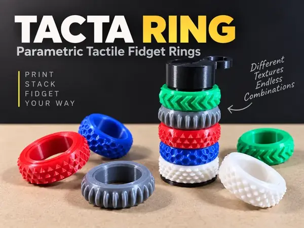 Custom TACTA Ring – Sensory Fidget Ring
