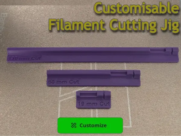 Custom Filament Cutting Jig
