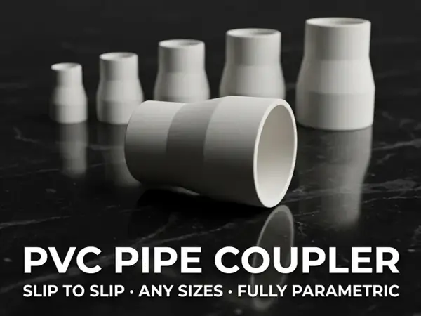 Custom PVC Pipe Coupler – All Sizes