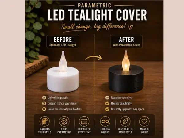 Custom LED Tealight Cover
