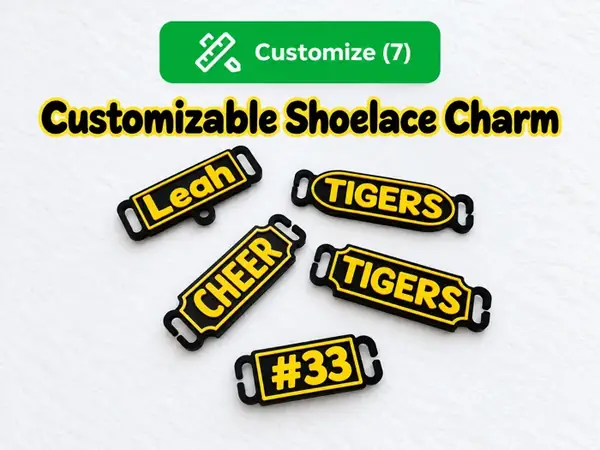 Custom Shoelace Charm