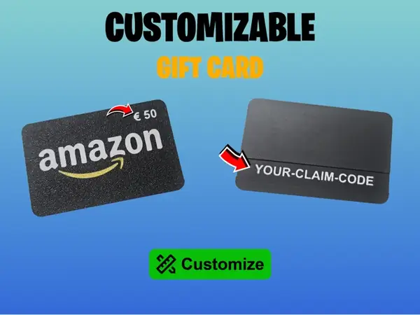 Custom Amazon Gift Card – Slide to Reveal