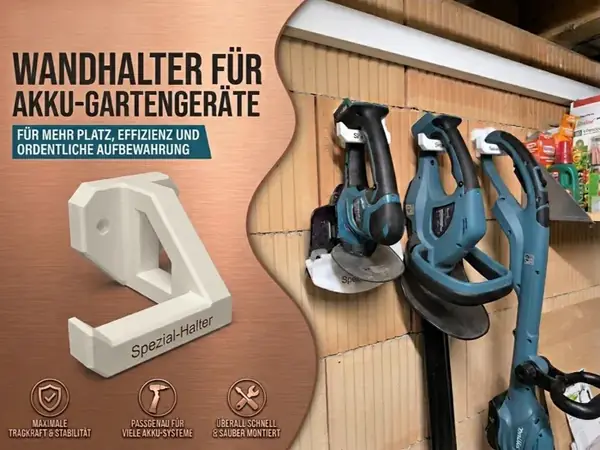 Cordless Garden Tool Holder