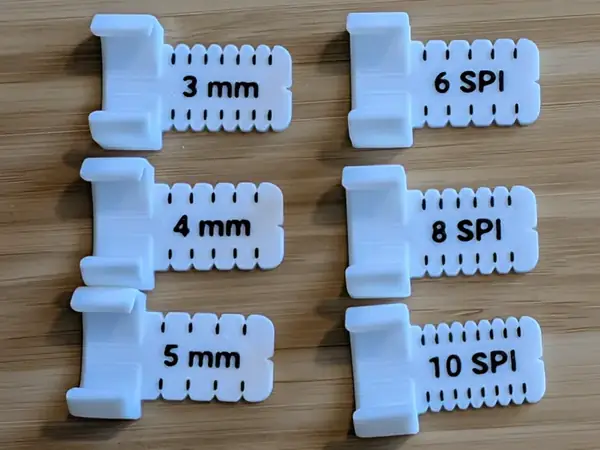 Hand Sewing Finger Guide – Stitch Spacing (mm & SPI)