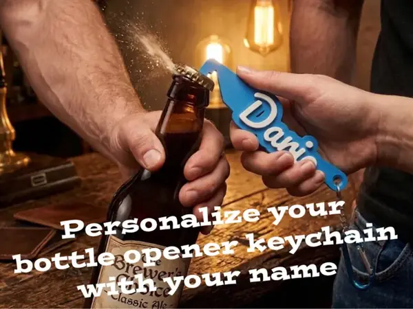 Custom Name Bottle Opener Keychain