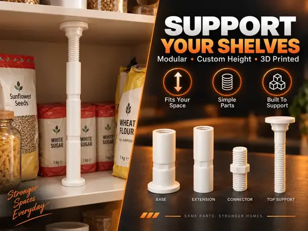 Custom Modular Shelf Support