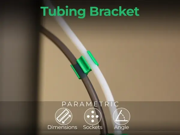 Custom Snap-In Tubing Bracket