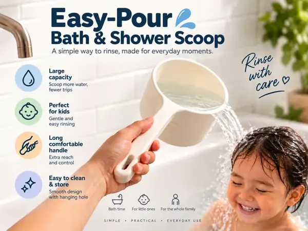 Easy-Pour Bath & Shower Scoop