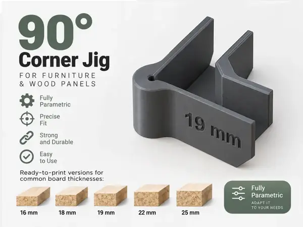 Custom 90° Woodworking Clamp