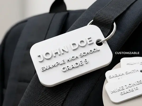 Custom Student ID Keychain