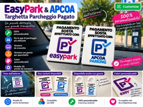 Custom Easy Park Apcoa Badge