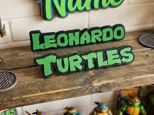 Custom Turtles Name Sign