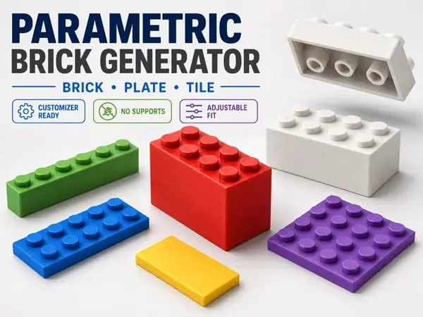 Custom Building Bricks, Plates & Tiles