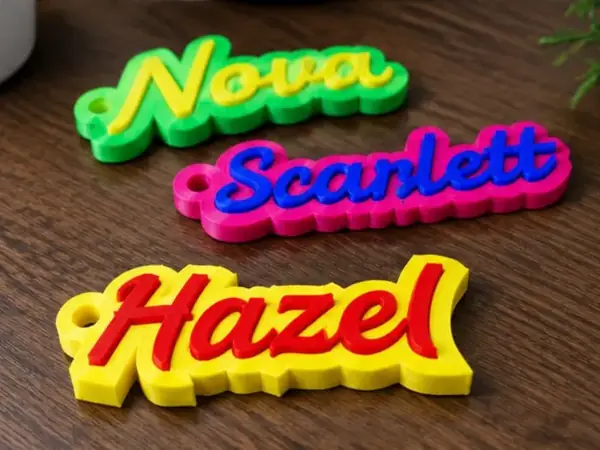 Custom Name Keychain