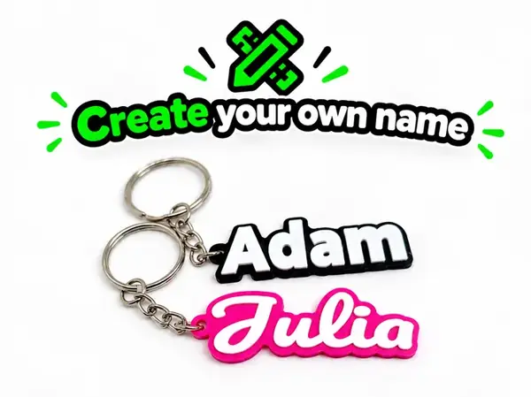 Custom Name Keychain