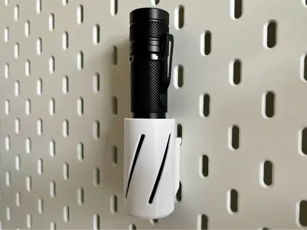 Custom Cylinder Holder for IKEA Skadis Pegboard