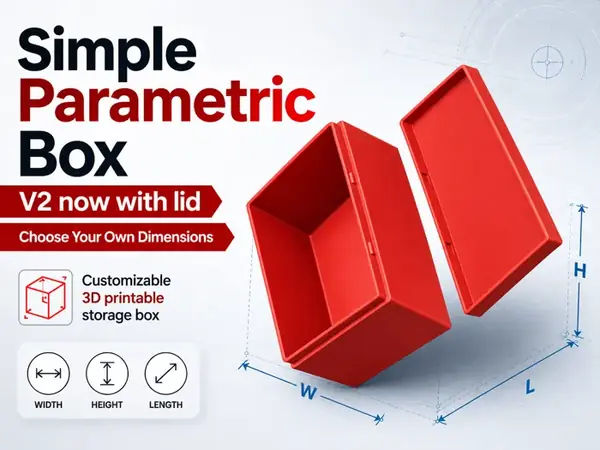 Custom Storage Box V2 with Lid